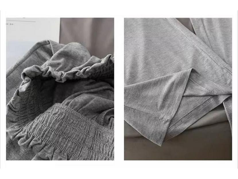 Women's Plus Size Summer High-Waist Modal Wide-Leg Pants - Lightweight, Loose Fit, Straight Leg Ice Silk