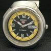 GEBRAUCHTE VINTAGE SEIKO 5 AUTOMATIK 6319A JAPAN HERREN SCHWARZES ZIFFERBLATT UHR a433808-2