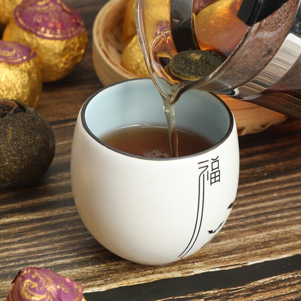 Premium Xinhui Tangerine Peel Pu-erh Tea Loose Leaf Tianma Mei Jiang Gongting