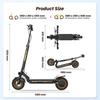 IScooter W9Air Elektryczna hulajnoga 40KM/H 10" Opona terenowa Off-Road Silnik 800W Bateria 48V/10Ah Podwójny hamulec tarczowy E Hulajnoga