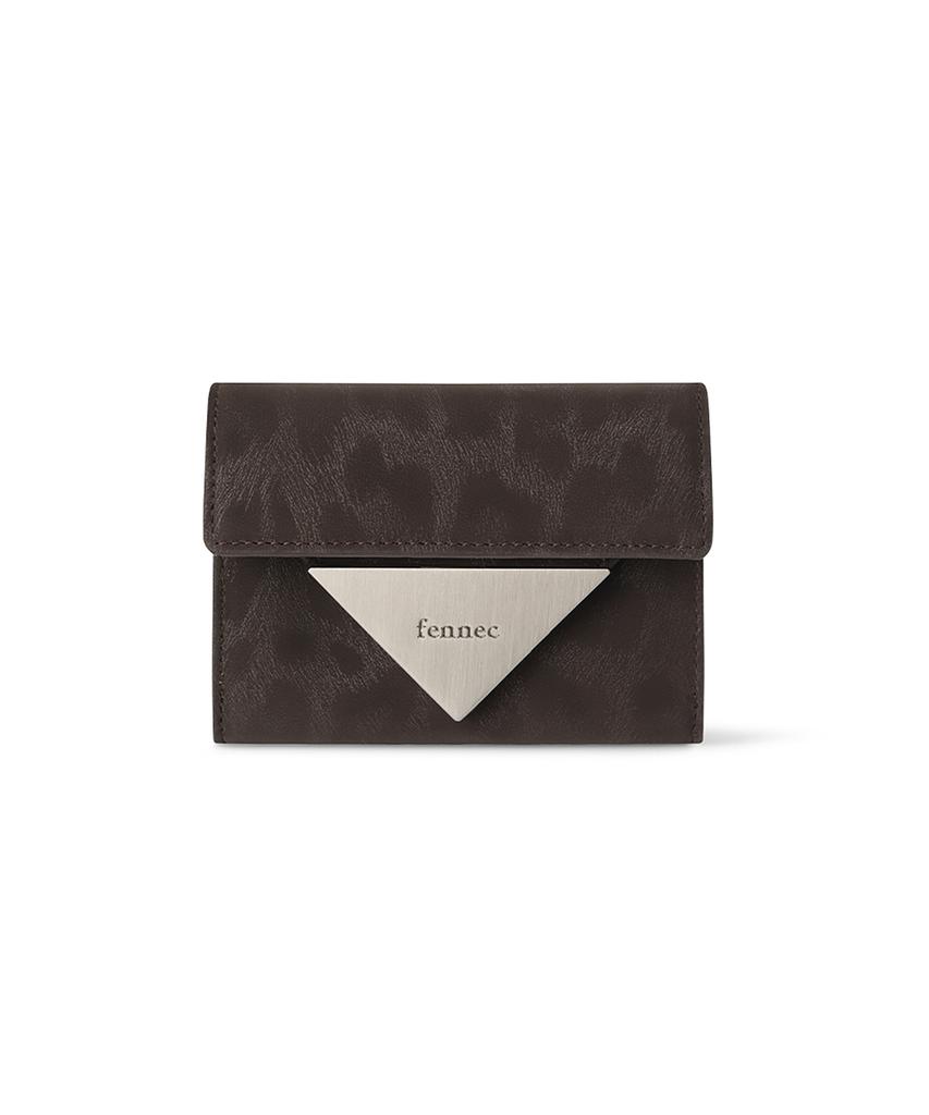 Fennec Triangle Doco Wallet - Leopard Brown