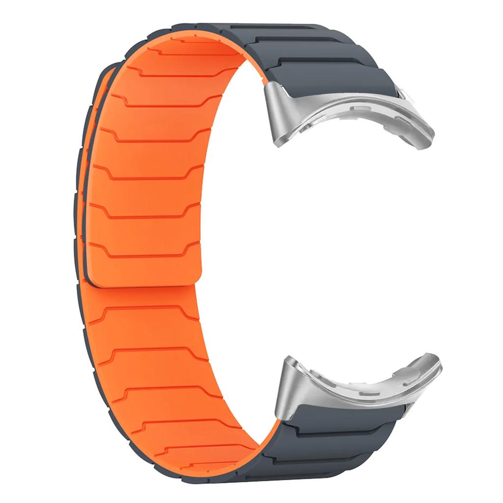 Magnetisk rem for Google Pixel Watch 4 3 2 1 41mm Silikonbånd for Google Pixel Watch 4 3 45mm Armbånd Tilbehør