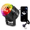 Mini LED Colorful Rotating Magic Crystal Ball Light with Sound Control for Home, KTV, Bar, and Strobe Effects