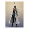 TAMASHII NATIONS SHFiguarts Rurouni Kenshin -Meiji Swordsman Romantic Story- Shinomori Aoshi, ca. 165 mm, bewegliche Figur aus PVC und ABS, bemalt
