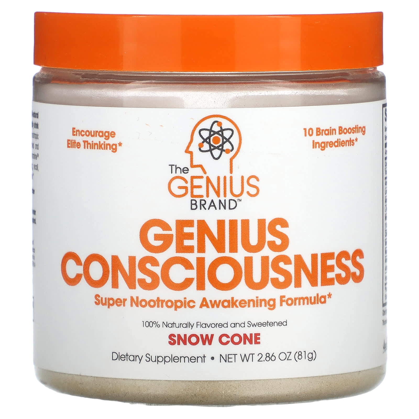 

The Genius Brand, Genius Consciousness, Snow Cone, 2.86 oz (81 g)