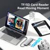 8-in-1 M.2 SSD HUB USB C Docking Station with Disk Storage Function SSD Enclosure HDMI 4K60Hz USB 3.2 10Gbps Hub For PC Laptop
