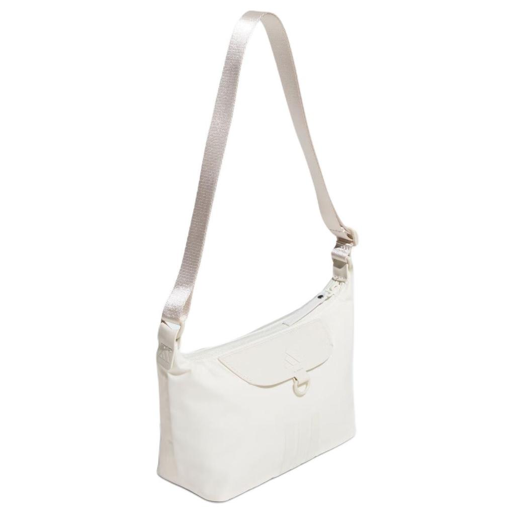 New Adidas Recycled Polyamide Shoulder Bag Small Women's White KT0847