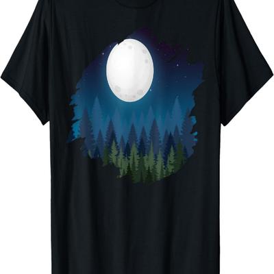Mountain, Nature Trees and Forest T-Shirt(8)
