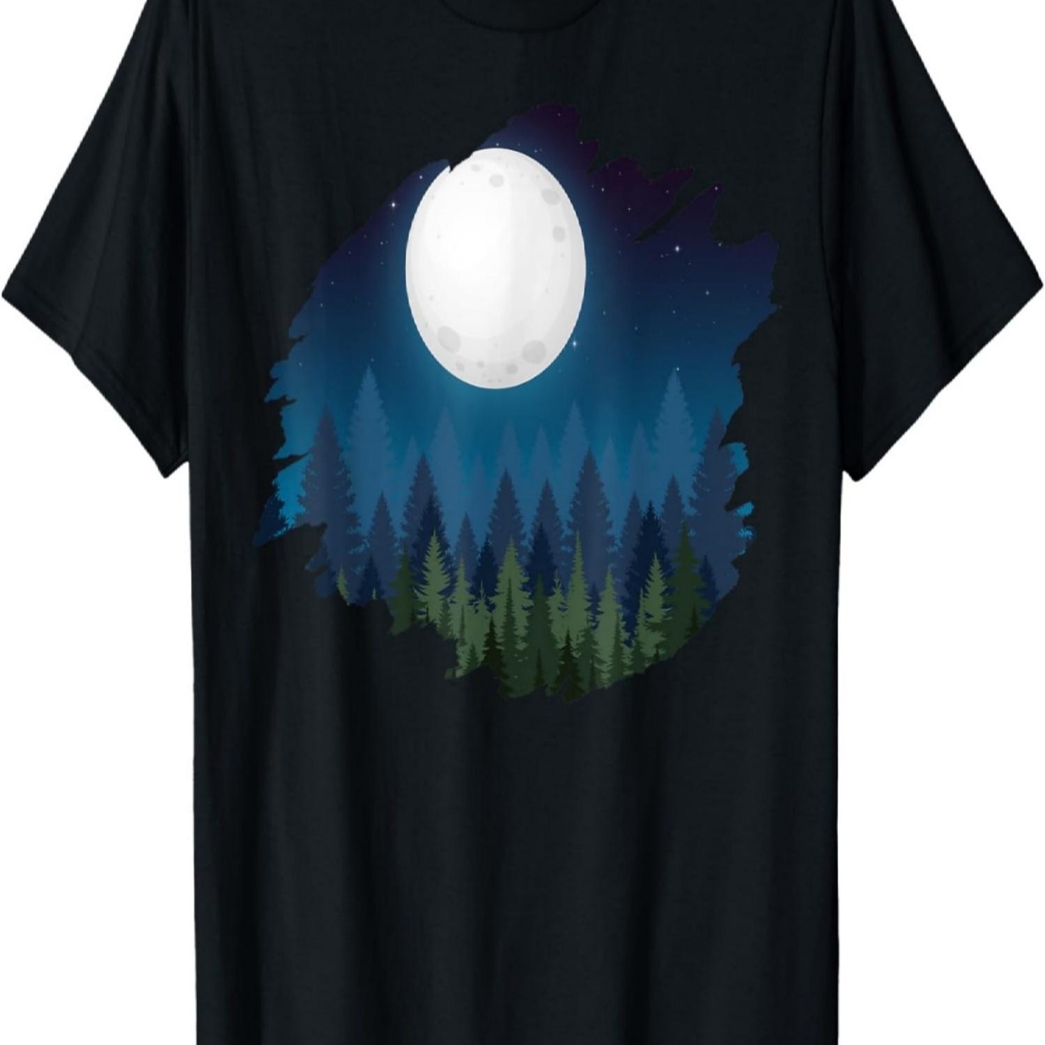 

Mountain, Nature Trees and Forest T-Shirt(8) S чёрный