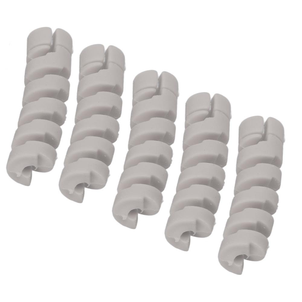 10PCS Spiral Brake Cable Protective Sleeve TPR Bicycle Brake Line Pipe Guard  Cable Protection