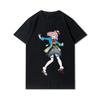 Plus Size Summer T Shirts for Women Anime Shangri La Frontier Printed Casual Short Sleeves Tops 100% Cotton Oversize O Neck Tees