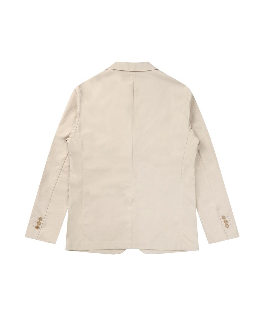 Solew Cotton 2-Button Jacket_Beige