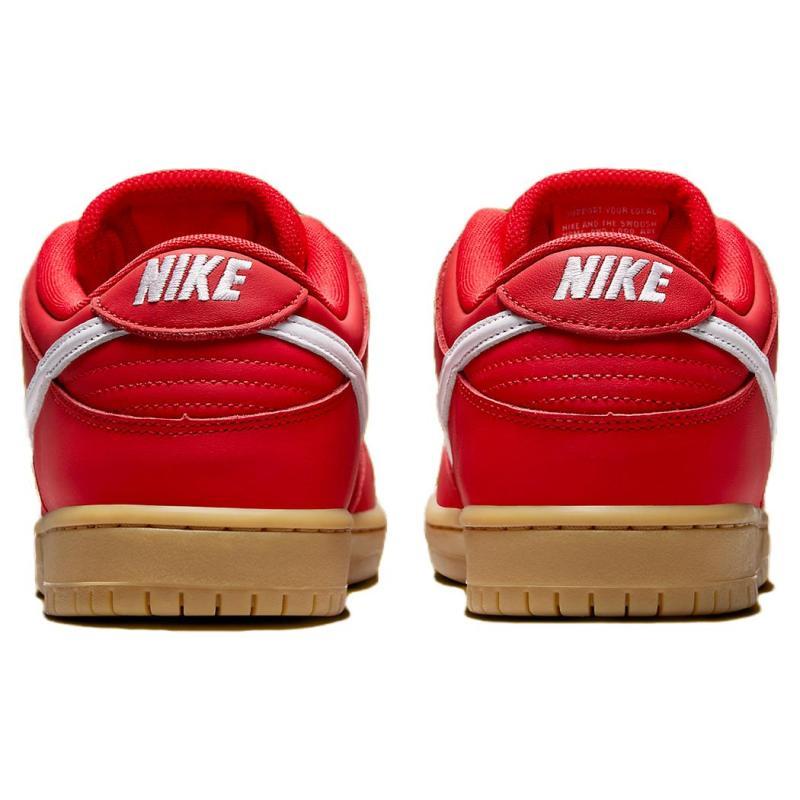 Nike Sb Dunk Low University Red Gum Skateboard Shoes FJ1674-600