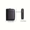 Unisex Minimalist RFID Blocking Card Holder Wallet With Zipper Coin Pocket Slim Credit Card Case For Men Women Small Purse