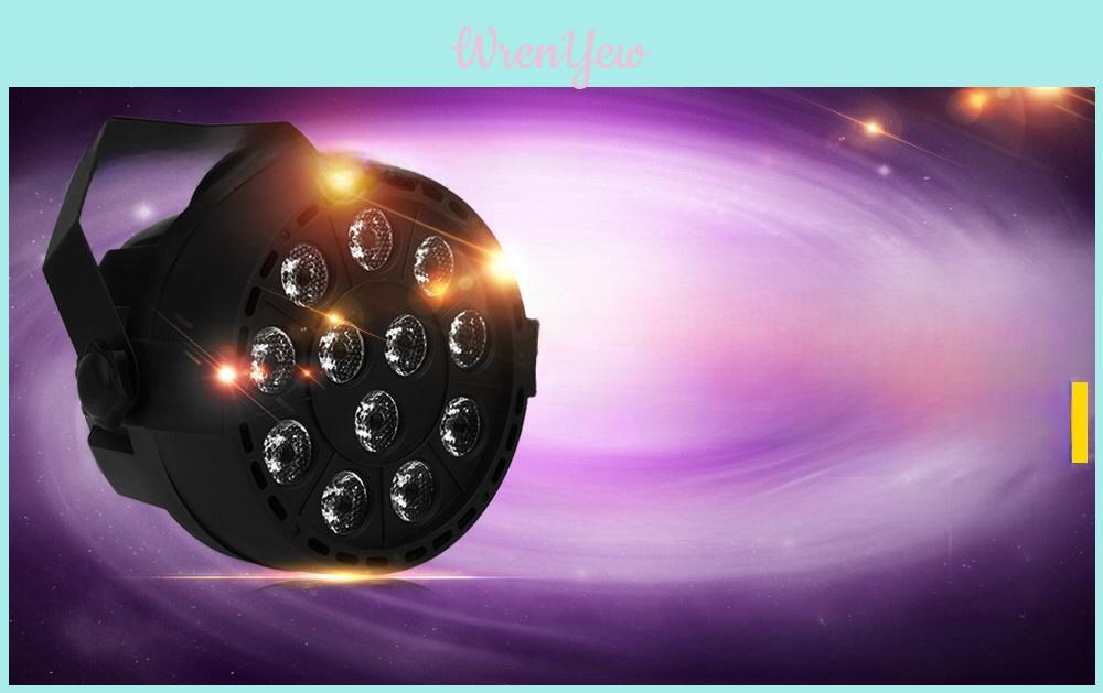 Light Stage Par 18led Rgb Led Disco Dj Lighting 8 Ch Dmx512 Strobe Juf Lighting