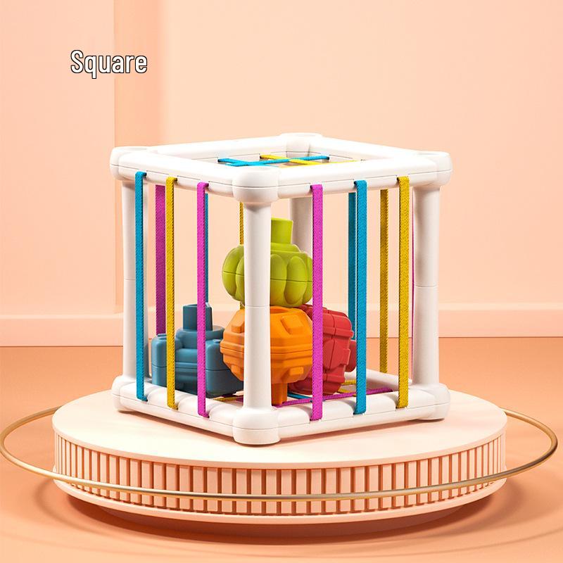 

Rainbow Shape Sorter: Infant & Toddler Cognitive Grip Toys