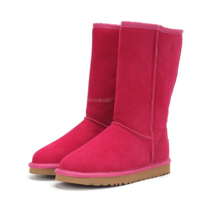 5815 Tall Snow Boots Women's Fleece Thickened Sangpo Snow Cotton Women's Boots Snow Shoes Fluffy Boots Ug