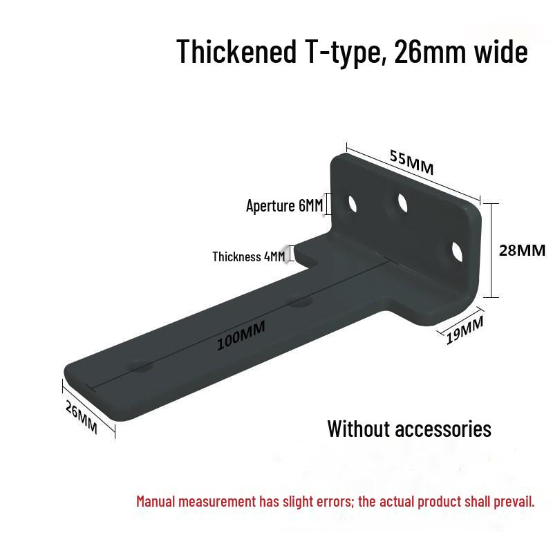 Soporte Triangular de Pared Invisible para Estantes de Escritorio o Mueble de TV