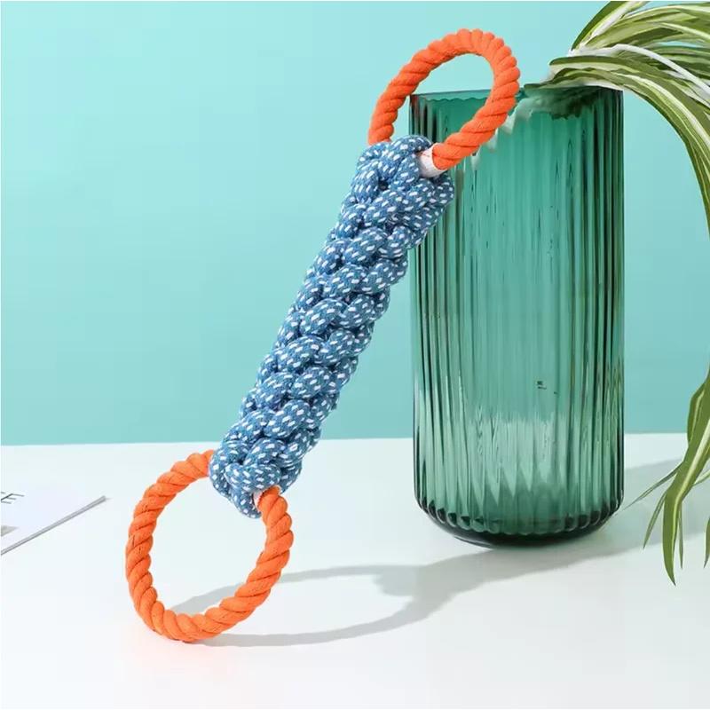 Indestructible Dog Rope Toy for Aggressive Chewers Large Medium Dogs Interactive Tug of War Chew Toys for Teeth Cleaning Outdoor