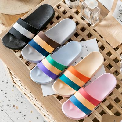 Mode Herren Neue Hausschuhe Sandalen und Hausschuhe Heißer Stil Paare Indoor Badezimmer Bad Rutschfeste Hausschuhe Modisch und Bequem