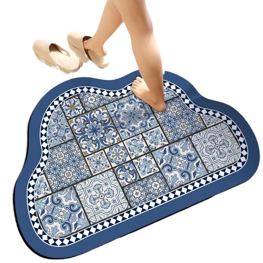 Diatom Mud Mat Absorbent Quick Drying Non-slip Mat Can Be Cut To Take Care of The Foot Mat