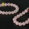 Natural Madagascar Pink Quartz Bracelet for Women DIY Handmade Bracelets Attract Love Grapefruit Pink
