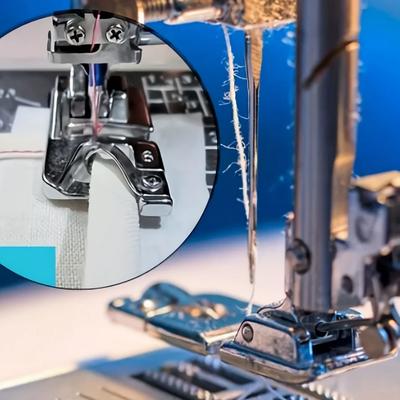 1PC Household Flat Car Multi-function Sewing Machine Accessories Narrow Rolled Hem Curling Presser Foot Sewing Presser Foot Tool