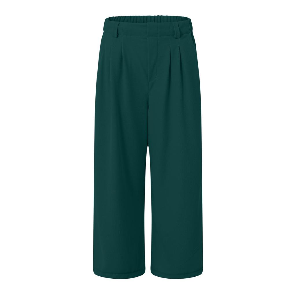 New European and American Drape High Waist Wide Legs Loose and Versatile Casual Loose Trousers Women