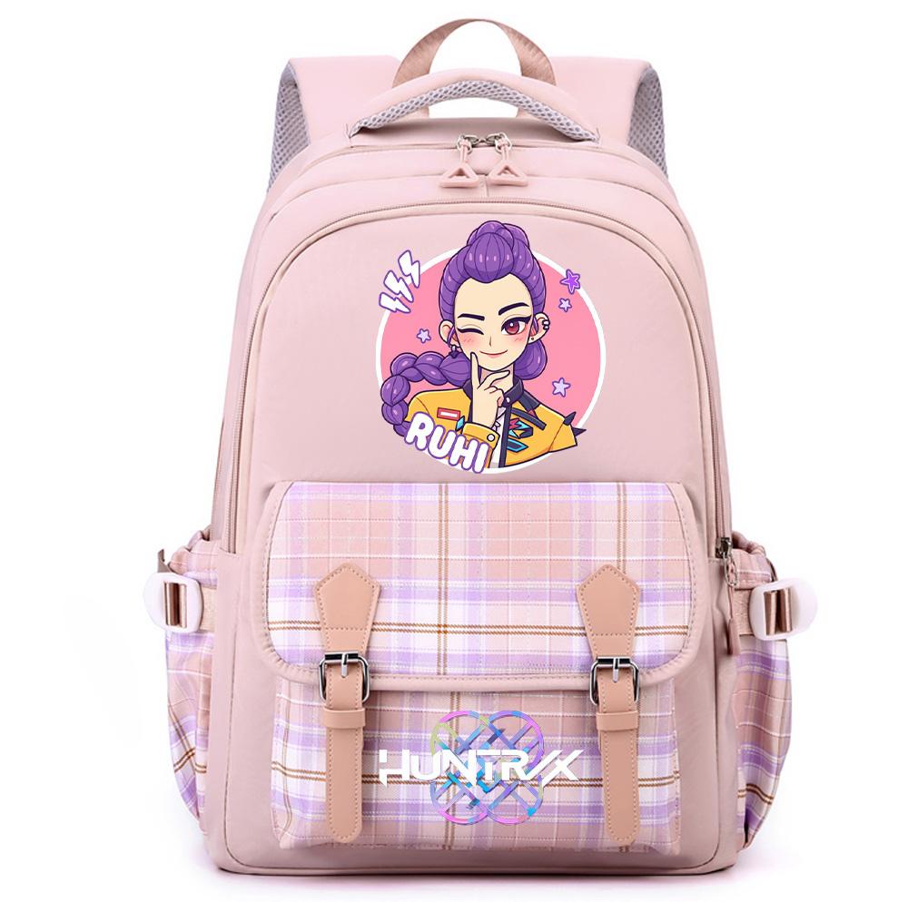 Anime Cartoon K-Pop Printed Large Capacity Backpack for Teenger Student Girl Boy Schoolbag Bookbag Women Waterproof Travel Bag Mochila Kid Gift