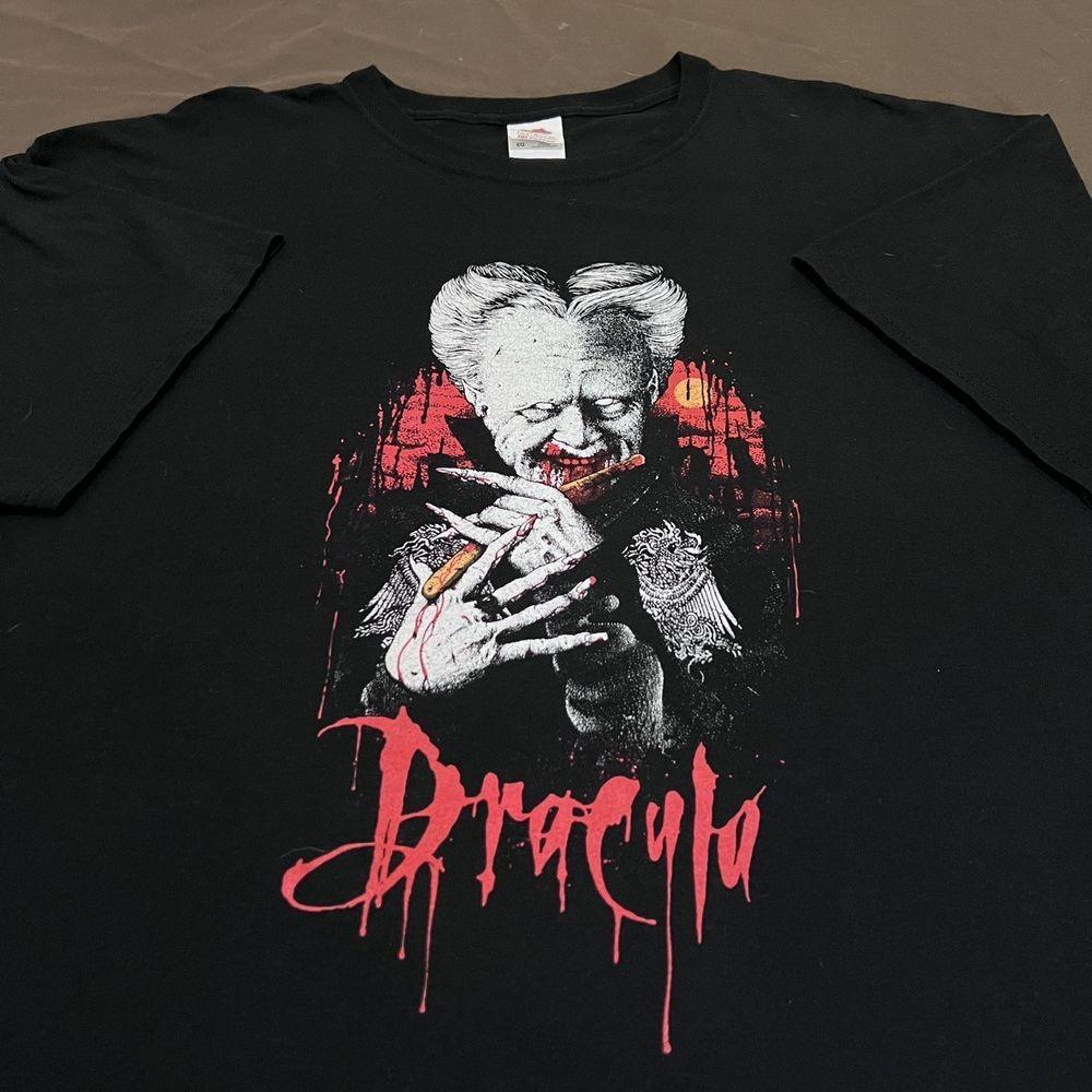 Vintage Dracula Movie Tshirt Rare Design Black Unisex T shirt Reprint KH15794 M