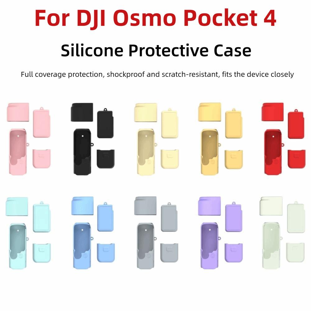 Silicone Screen Protector Lens Cover for DJI Osmo Pocket 4 Action Camera Accessories