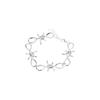 Punk Jewelry Set Barbed Wire Brambles Necklace Bracelet for Motorcyclists Bikers