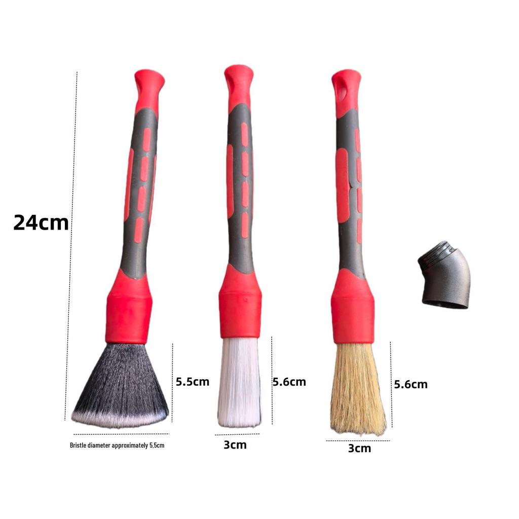 Ultra-Soft Bristle Brush for Car Crevice, Wheel, Tire, & Vent Cleaning – Gentle, Scratch-Free Dust Removal Tool