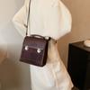 Schoolbag Is Popular This Year, Korean Version of Commuter Texture Retro Backpack 1011 Autumn and Winter New Commuter Small Square Bag