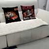 Capa de Almofada Banda A-AC D-DC Cantora de Rock Desenho Animado Presente Capa de Almofada Quarto Casa Sofá Cadeira Assento Decoração Capa de Almofada