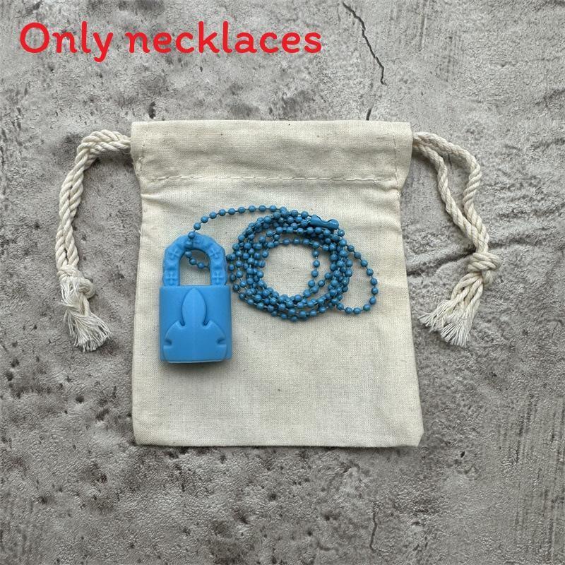 Cross Silicone Gothic Sword Colorful Necklace For Trendy Daily Wear Casual
