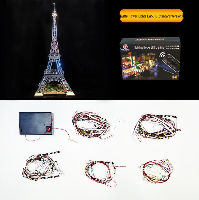 

Сделай сам светодиодные блочные фонари для пазла Lego 10307 Эйфелева башня – Парижская достопримечательность с дистанционным управлением