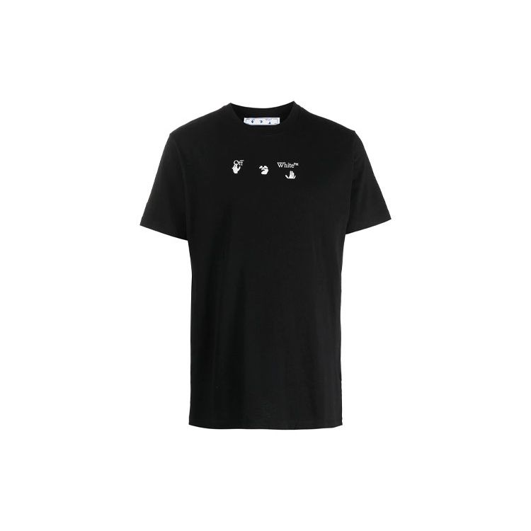 

Черные мужские топы Off-White Marker Slim Tee OMAA027S21JER0061045 M
