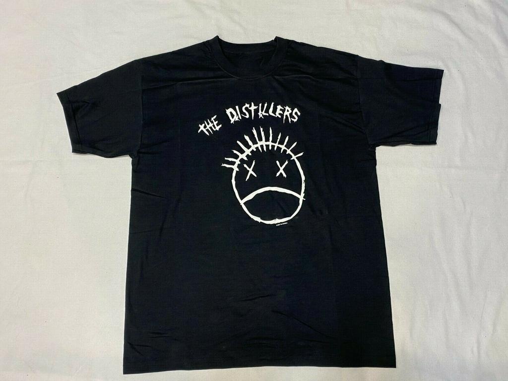 The Distillers Music Band Black T-Shirt Cotton S-234XL Unisex RD46