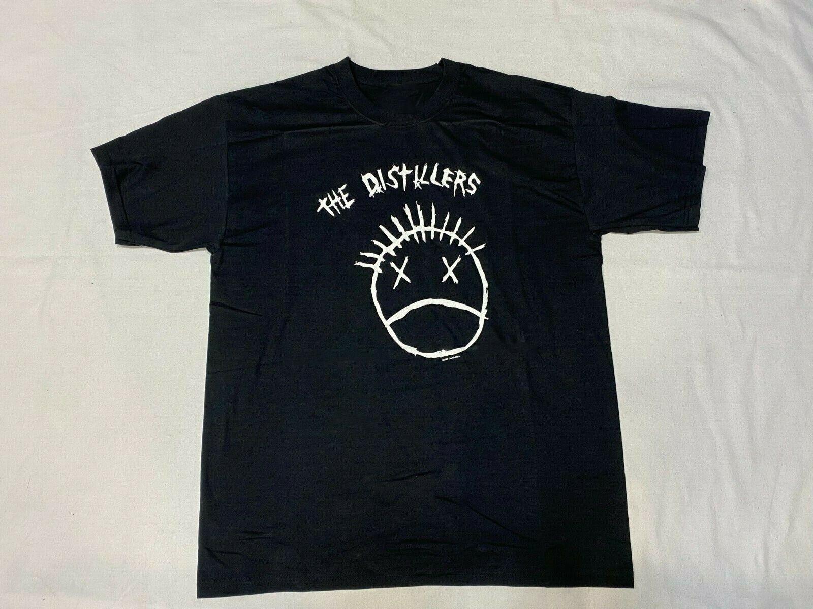 The Distillers Music Band Black T-Shirt Cotton S-234XL Unisex RD46 S разноцветный