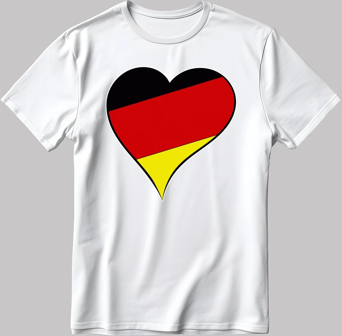 Germany Eurovision Song Contest Malmö 2024 White-Black Men/Women T Shirt Q015 XXXXL