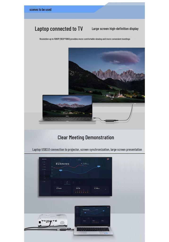 USB 3.0 auf HDMI Externer Grafikkarten-Konverter