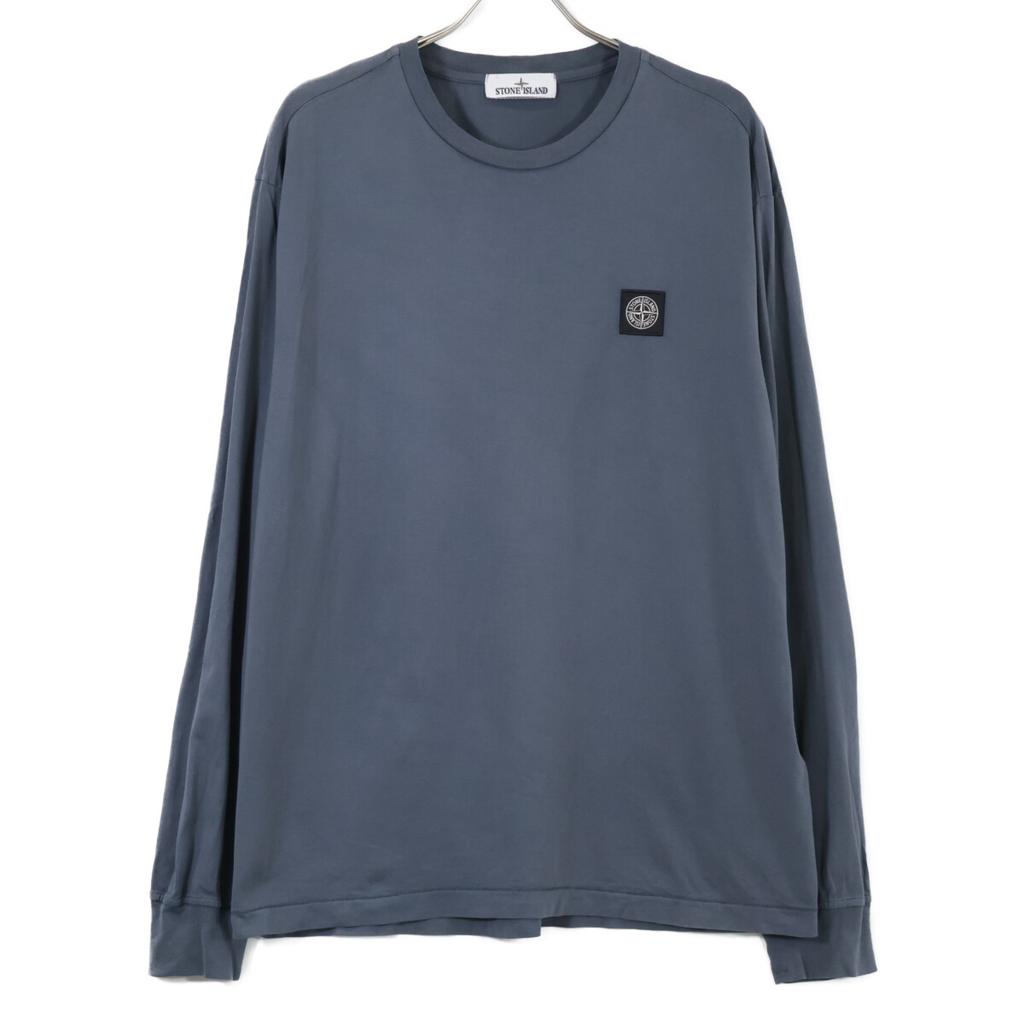 STONE ISLAND Gray 791522713 Cotton Long T-Shirt tops XL grayUsed