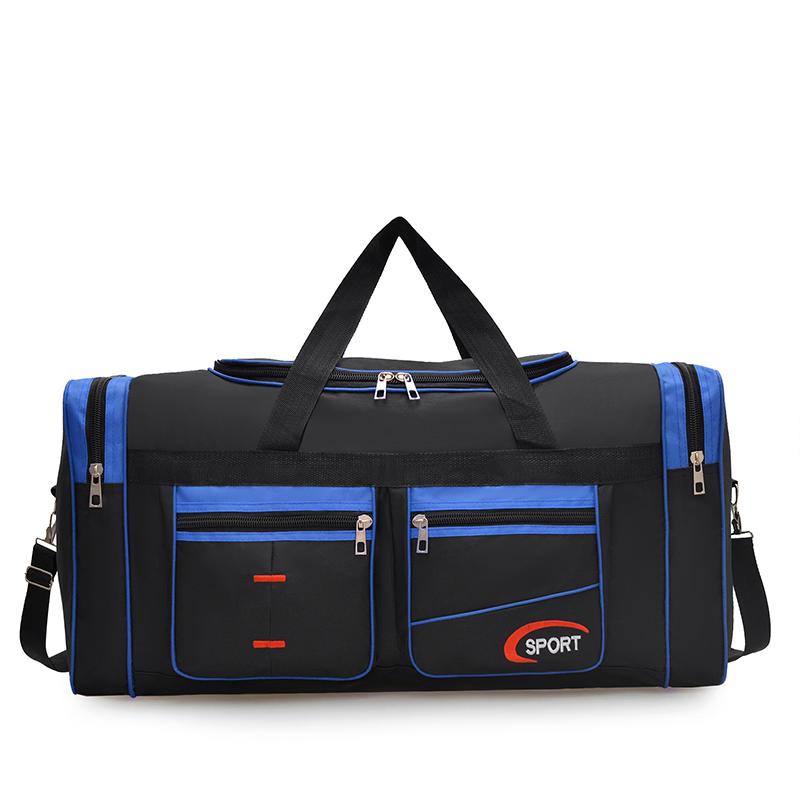 Sports Travel Handbag, Featuring A Secure Zipper Closure, Is Ideal For Sports, Fitness, And Travel. With Fashionable Design And