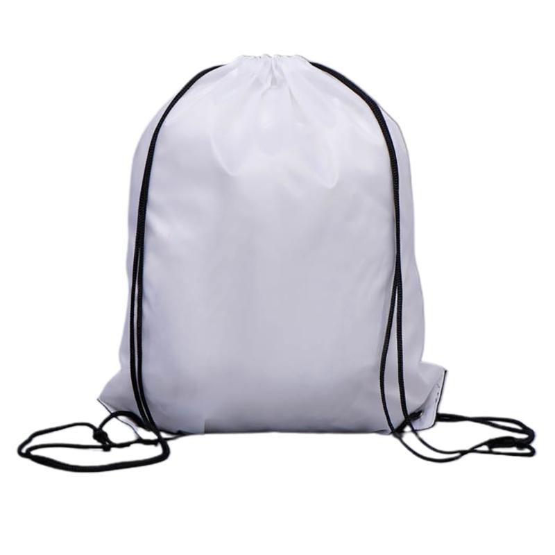 Drawstring Fitness Bag Water Resistant Oxfordcloth Sports Bag Light Weight Drawstring Backpack for Climbing Hiking