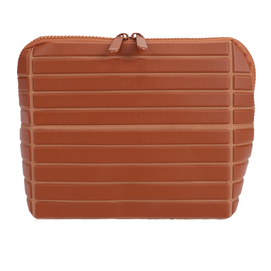 Travel Cosmetic Bag Striped Large Capacity Makeup Pouch Portable Toiletry Bag for Skincare Brushes Essentials