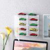 siawadeky Tomica Set of 8 Holds 16 Scale Collection Case for Miniature and Display Case, 2, Compartments, Transparent, Dustproof, Waterproof, 1/64