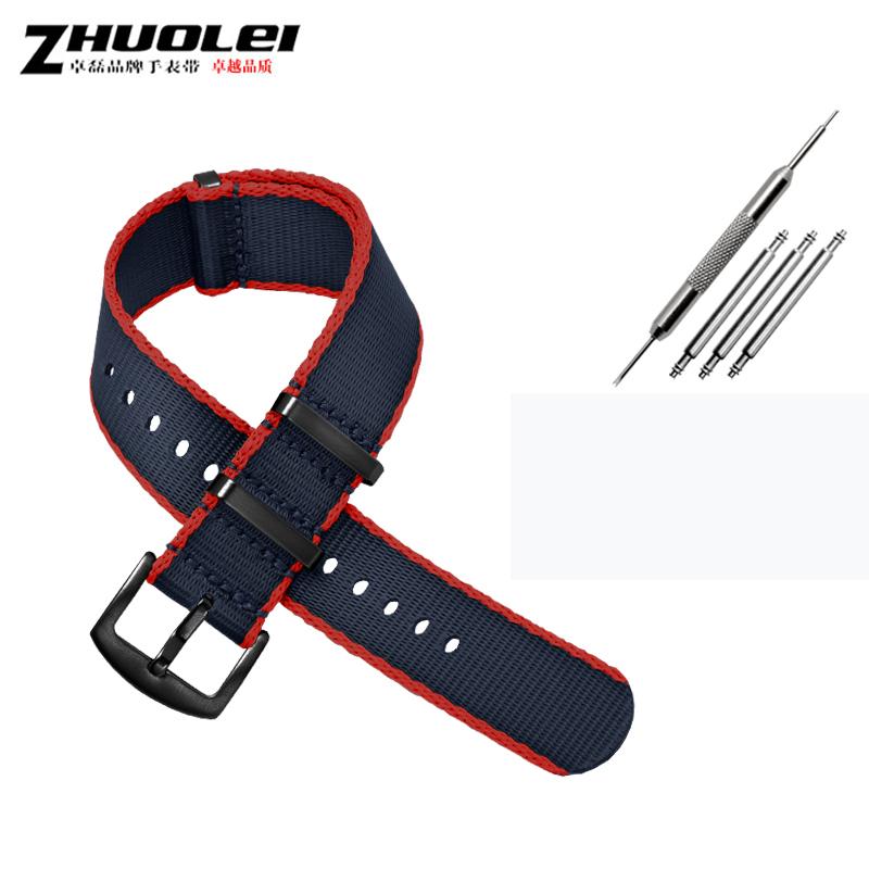 Hochwertiges Nylon-Uhrenarmband für Omega Seamaster Speedmaster Rox Mido Seiko Armband 20mm 22mm