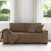 2 Seater Sofa Brown 180 X 77 X 82 Cm Fabric