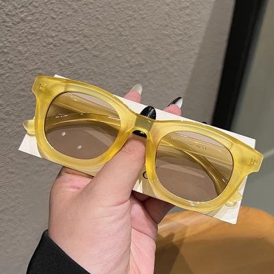 Novos Óculos de Sol Quadrados Vintage Mulheres Homens Marca Retângulo Óculos de Sol Feminino Oval Óculos para Masculino Feminino Óculos